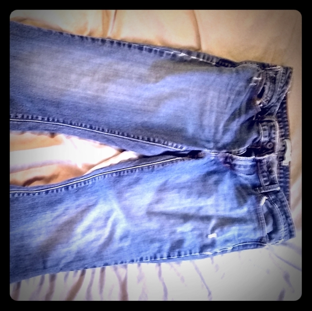 Cloud blue jeans